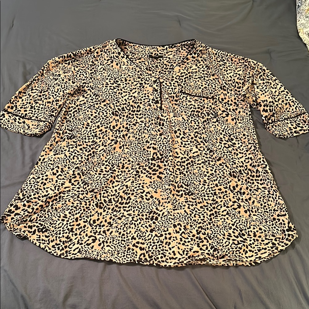 Leopard Print Nightgown